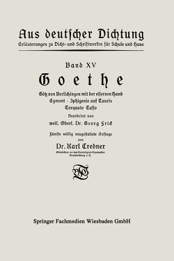 Goethe von Credner,  Karl, Frick,  Georg