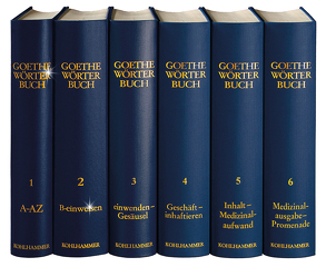 Goethe Wörterbuch, Band 2, Leinen von Niedermeier,  Michael, Schlaps,  Christiane, Welter,  Rüdiger