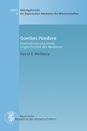 Goethes Pandora von Wellbery,  David E.