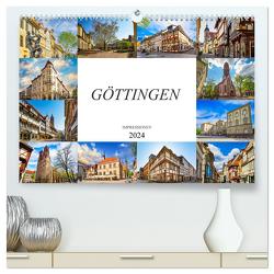 Göttingen Impressionen (hochwertiger Premium Wandkalender 2024 DIN A2 quer), Kunstdruck in Hochglanz von Meutzner,  Dirk