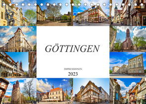 Göttingen Impressionen (Tischkalender 2023 DIN A5 quer) von Meutzner,  Dirk