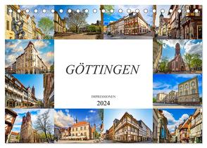 Göttingen Impressionen (Tischkalender 2024 DIN A5 quer), CALVENDO Monatskalender von Meutzner,  Dirk