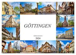 Göttingen Impressionen (Wandkalender 2024 DIN A2 quer), CALVENDO Monatskalender von Meutzner,  Dirk
