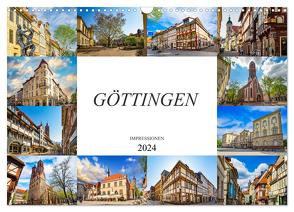 Göttingen Impressionen (Wandkalender 2024 DIN A3 quer), CALVENDO Monatskalender von Meutzner,  Dirk
