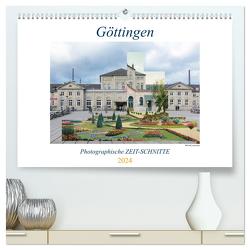 Göttingen, Photographische ZEIT-SCHNITTE (hochwertiger Premium Wandkalender 2024 DIN A2 quer), Kunstdruck in Hochglanz von Wahby,  Tamara