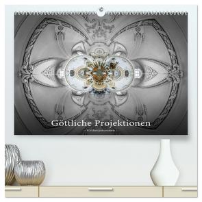 Göttliche Projektionen – Kirchenpanoramen (hochwertiger Premium Wandkalender 2024 DIN A2 quer), Kunstdruck in Hochglanz von Christen,  Ernst