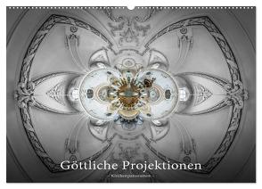 Göttliche Projektionen – Kirchenpanoramen (Wandkalender 2024 DIN A2 quer), CALVENDO Monatskalender von Christen,  Ernst
