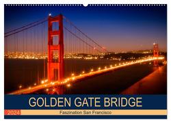GOLDEN GATE BRIDGE Faszination San Francisco (Wandkalender 2024 DIN A2 quer), CALVENDO Monatskalender von Viola,  Melanie