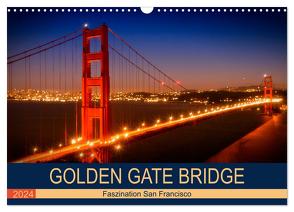 GOLDEN GATE BRIDGE Faszination San Francisco (Wandkalender 2024 DIN A3 quer), CALVENDO Monatskalender von Viola,  Melanie