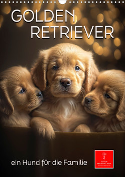 Golden Retriever – ein Hund für die Familie (Wandkalender 2024 DIN A3 hoch), CALVENDO Monatskalender von Roder,  Peter