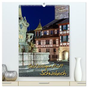 Goldschlägerstadt Schwabach (hochwertiger Premium Wandkalender 2024 DIN A2 hoch), Kunstdruck in Hochglanz von Klinder,  Thomas
