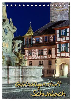 Goldschlägerstadt Schwabach (Tischkalender 2024 DIN A5 hoch), CALVENDO Monatskalender von Klinder,  Thomas
