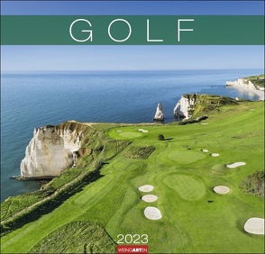 Golf Kalender 2023. Die schönsten Golfplätze in einem Wandkalender 2023 Großformat. Imposante Aufnahmen in einem hochwertigen Fotokalender, ein tolles Geschenk für Golfer. von Weingarten