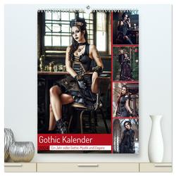 Gothic Kalender – Ein Jahr voller Gothic-Mystik und Eleganz (hochwertiger Premium Wandkalender 2024 DIN A2 hoch), Kunstdruck in Hochglanz von Frost,  Anja