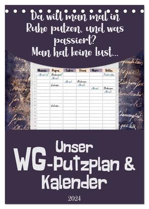 Gothic WG-Putzplan & Kalender 2024 (Tischkalender 2024 DIN A5 hoch), CALVENDO Monatskalender von MD-Publishing,  MD-Publishing