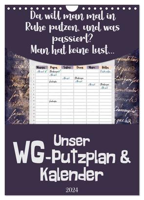 Gothic WG-Putzplan & Kalender 2024 (Wandkalender 2024 DIN A4 hoch), CALVENDO Monatskalender von MD-Publishing,  MD-Publishing