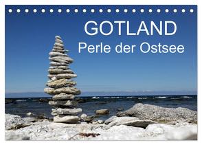 Gotland – Perle der Ostsee (Tischkalender 2024 DIN A5 quer), CALVENDO Monatskalender von Harhaus,  Helmut