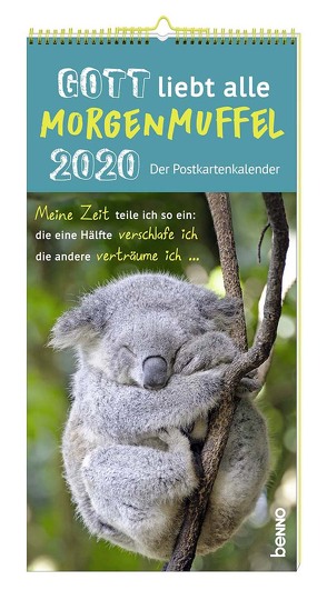 Gott liebt alle Morgenmuffel 2020 – Der Postkartenkalender von Kreichgauer,  Dominique, Michels,  Claudia