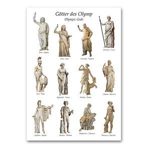 Götter des Olymp – Infocard von Museion-Versand GmbH