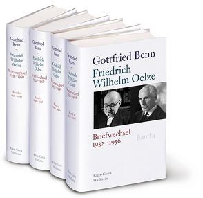 Briefwechsel 1932-1956 von Benn,  Gottfried, Hof,  Holger, Kraft,  Stephan, Oelze,  Friedrich Wilhelm, Steinhagen,  Harald