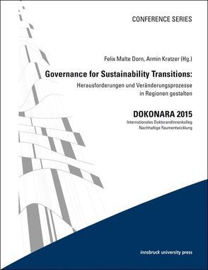 Governance for Sustainability Transitions von Dorn,  Felix Malte, Kratzer,  Armin