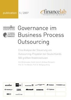 Governance im Business Process Outsourcing von Janisch,  André, König,  Wolfgang, Monsport,  Andreas, Weitzel,  Tim, Wüllenweber,  Kim