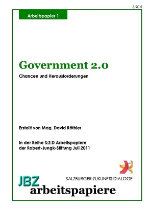 Government 2.0 von Röthler,  David, Spielmann,  Walter