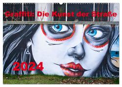 Graffiti: Die Kunst der Straße (Wandkalender 2024 DIN A2 quer), CALVENDO Monatskalender von Rogalski,  Solveig