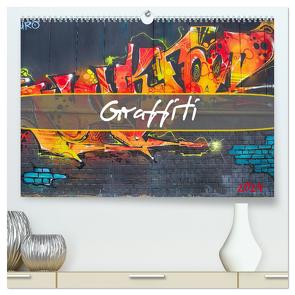 Graffiti (hochwertiger Premium Wandkalender 2024 DIN A2 quer), Kunstdruck in Hochglanz von Meutzner,  Dirk