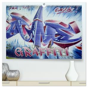 Graffiti – Kunst aus der Dose (hochwertiger Premium Wandkalender 2024 DIN A2 quer), Kunstdruck in Hochglanz von ACME,  ACME