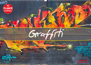 Graffiti (Wandkalender 2023 DIN A2 quer) von Meutzner,  Dirk
