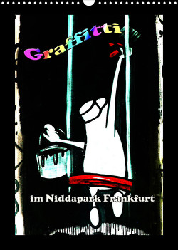 Graffitti im Niddapark Frankfurt (Wandkalender 2022 DIN A3 hoch) von Frank,  Rolf