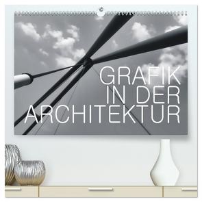 GRAFIK IN DER ARCHITEKTUR (hochwertiger Premium Wandkalender 2024 DIN A2 quer), Kunstdruck in Hochglanz von J. Richtsteig,  Walter
