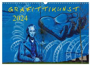 Grafittikunst (Wandkalender 2024 DIN A3 quer), CALVENDO Monatskalender von Fröhlich,  Klaus