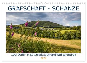 Grafschaft – Schanze (Wandkalender 2024 DIN A3 quer), CALVENDO Monatskalender von Bücker,  Heidi