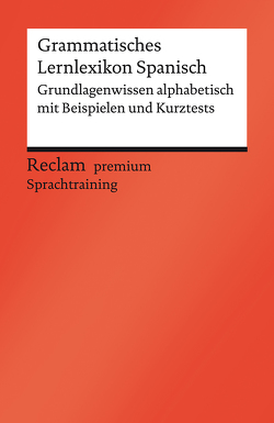 Grammatisches Lernlexikon Spanisch von Varela Navarro,  Montserrat