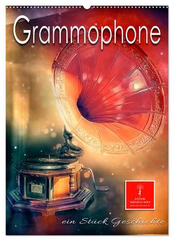 Grammophone – ein Stück Geschichte (Wandkalender 2024 DIN A2 hoch), CALVENDO Monatskalender von Roder,  Peter