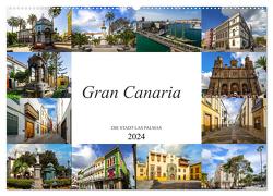 Gran Canaria Die Stadt Las Palmas (Wandkalender 2024 DIN A2 quer), CALVENDO Monatskalender von Meutzner,  Dirk
