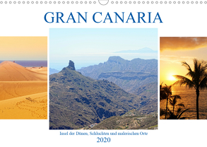 Gran Canaria – Insel der Dünen, Schluchten und malerischen Orte (Wandkalender 2020 DIN A3 quer) von Frost,  Anja