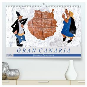 Gran Canaria – Kanarische Impressionen (hochwertiger Premium Wandkalender 2024 DIN A2 quer), Kunstdruck in Hochglanz von Meyer,  Dieter