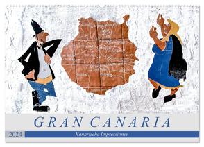 Gran Canaria – Kanarische Impressionen (Wandkalender 2024 DIN A2 quer), CALVENDO Monatskalender von Meyer,  Dieter