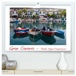 Gran Canaria – Puerto Mogan/Maspalomas (hochwertiger Premium Wandkalender 2024 DIN A2 quer), Kunstdruck in Hochglanz von Bücker,  Michael