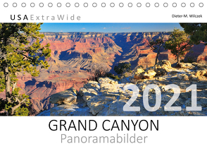 GRAND CANYON Panoramabilder (Tischkalender 2021 DIN A5 quer) von Wilczek,  Dieter-M.