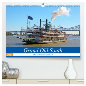 Grand Old South – Die Südstaaten der USA (hochwertiger Premium Wandkalender 2024 DIN A2 quer), Kunstdruck in Hochglanz von gro,  gro