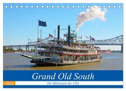 Grand Old South – Die Südstaaten der USA (Tischkalender 2024 DIN A5 quer), CALVENDO Monatskalender von gro,  gro