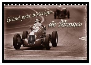 Grand Prix historique de Monaco (Tischkalender 2024 DIN A5 quer), CALVENDO Monatskalender von Bau,  Stefan