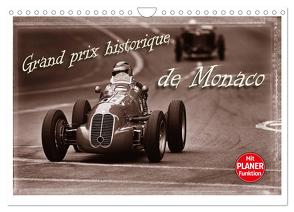 Grand Prix historique de Monaco (Wandkalender 2024 DIN A4 quer), CALVENDO Monatskalender von Bau,  Stefan