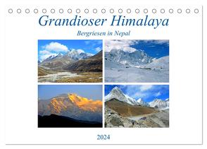 Grandioser Himalaya, Bergriesen in Nepal (Tischkalender 2024 DIN A5 quer), CALVENDO Monatskalender von Senff,  Ulrich