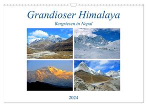 Grandioser Himalaya, Bergriesen in Nepal (Wandkalender 2024 DIN A3 quer), CALVENDO Monatskalender von Senff,  Ulrich