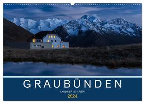 Graubünden – Land der 150 Täler (Wandkalender 2024 DIN A2 quer), CALVENDO Monatskalender von Mathis,  Armin